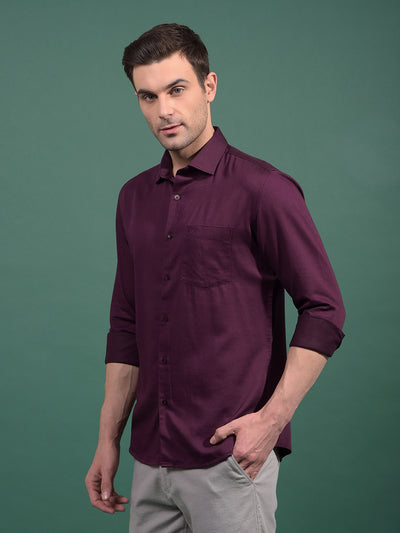Maroon Shirt-Men Shirts-Crimsoune Club