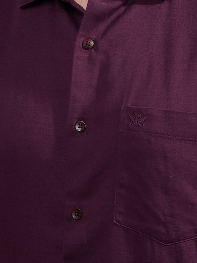 Maroon Shirt-Men Shirts-Crimsoune Club
