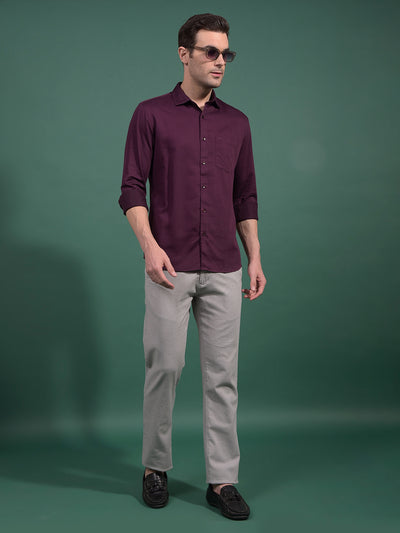 Maroon Shirt-Men Shirts-Crimsoune Club