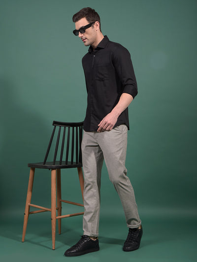 Black Shirt-Men Shirts-Crimsoune Club