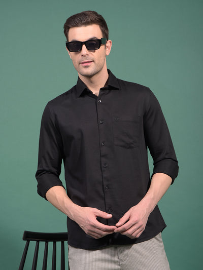 Black Shirt-Men Shirts-Crimsoune Club