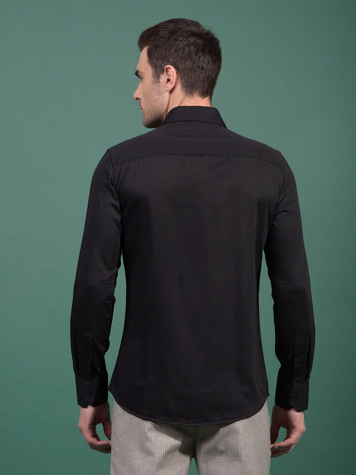 Black Shirt-Men Shirts-Crimsoune Club