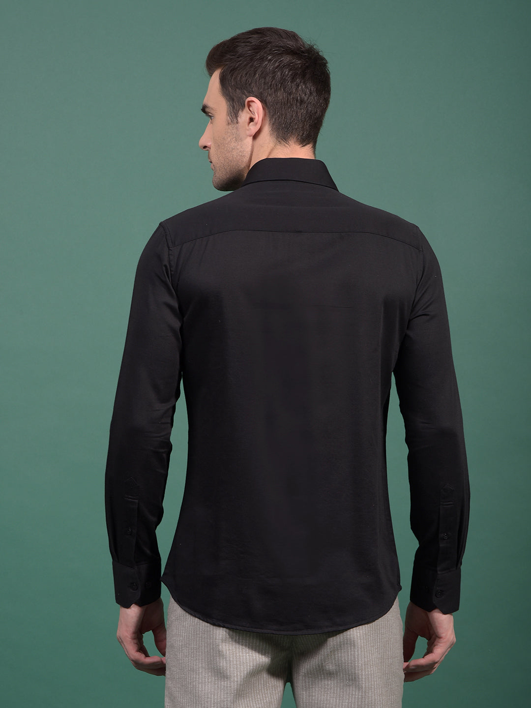 Black Shirt-Men Shirts-Crimsoune Club