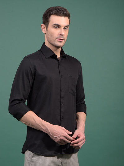 Black Shirt-Men Shirts-Crimsoune Club