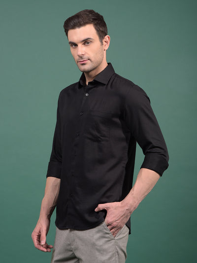 Black Shirt-Men Shirts-Crimsoune Club