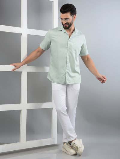 Green Shirt-Men Shirts-Crimsoune Club