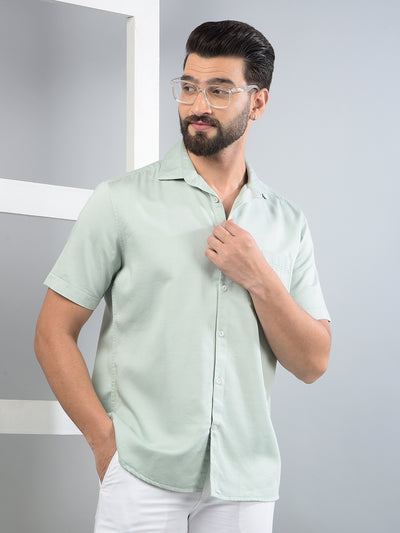 Green Shirt-Men Shirts-Crimsoune Club