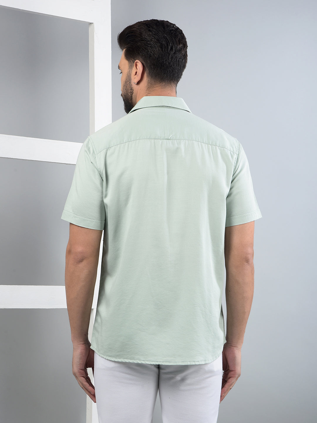Green Shirt-Men Shirts-Crimsoune Club