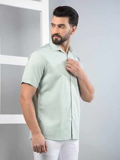 Green Shirt-Men Shirts-Crimsoune Club