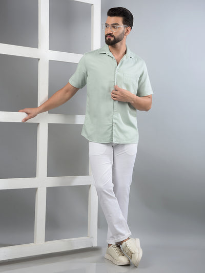 Green Shirt-Men Shirts-Crimsoune Club
