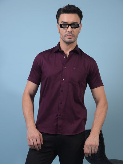 Maroon Shirt-Men Shirts-Crimsoune Club