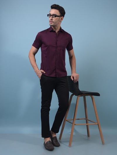 Maroon Shirt-Men Shirts-Crimsoune Club