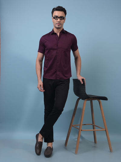 Maroon Shirt-Men Shirts-Crimsoune Club