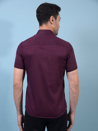 Maroon Shirt-Men Shirts-Crimsoune Club