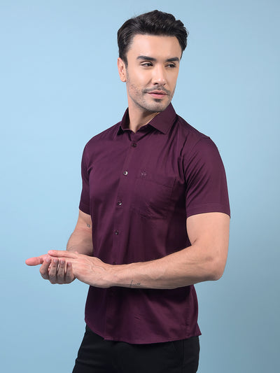 Maroon Shirt-Men Shirts-Crimsoune Club