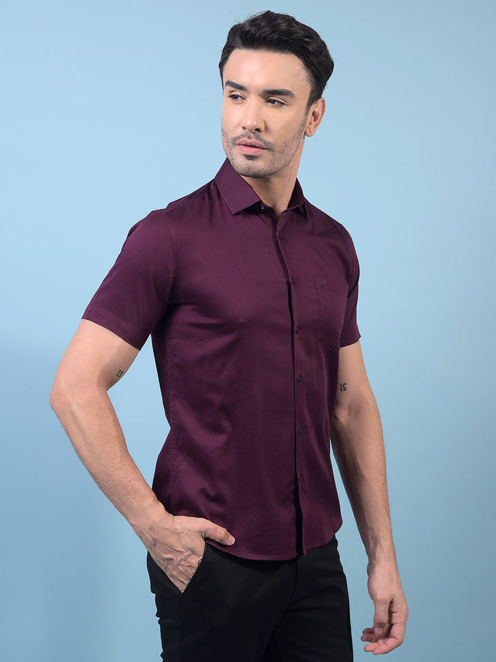 Maroon Shirt-Men Shirts-Crimsoune Club