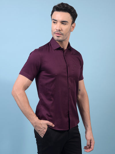 Maroon Shirt-Men Shirts-Crimsoune Club