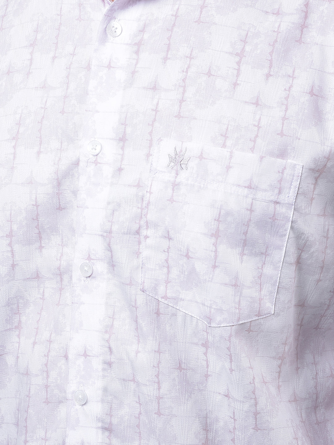 Pink Printed Shirt-Men Shirts-Crimsoune Club