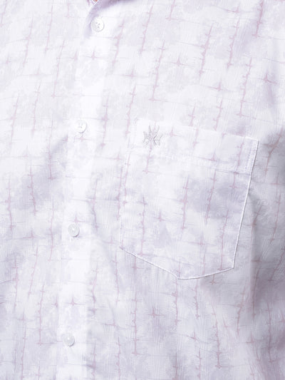 Pink Printed Shirt-Men Shirts-Crimsoune Club
