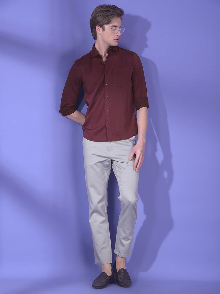 Wisp Lilac Purple Shirt-Men Shirts-Crimsoune Club