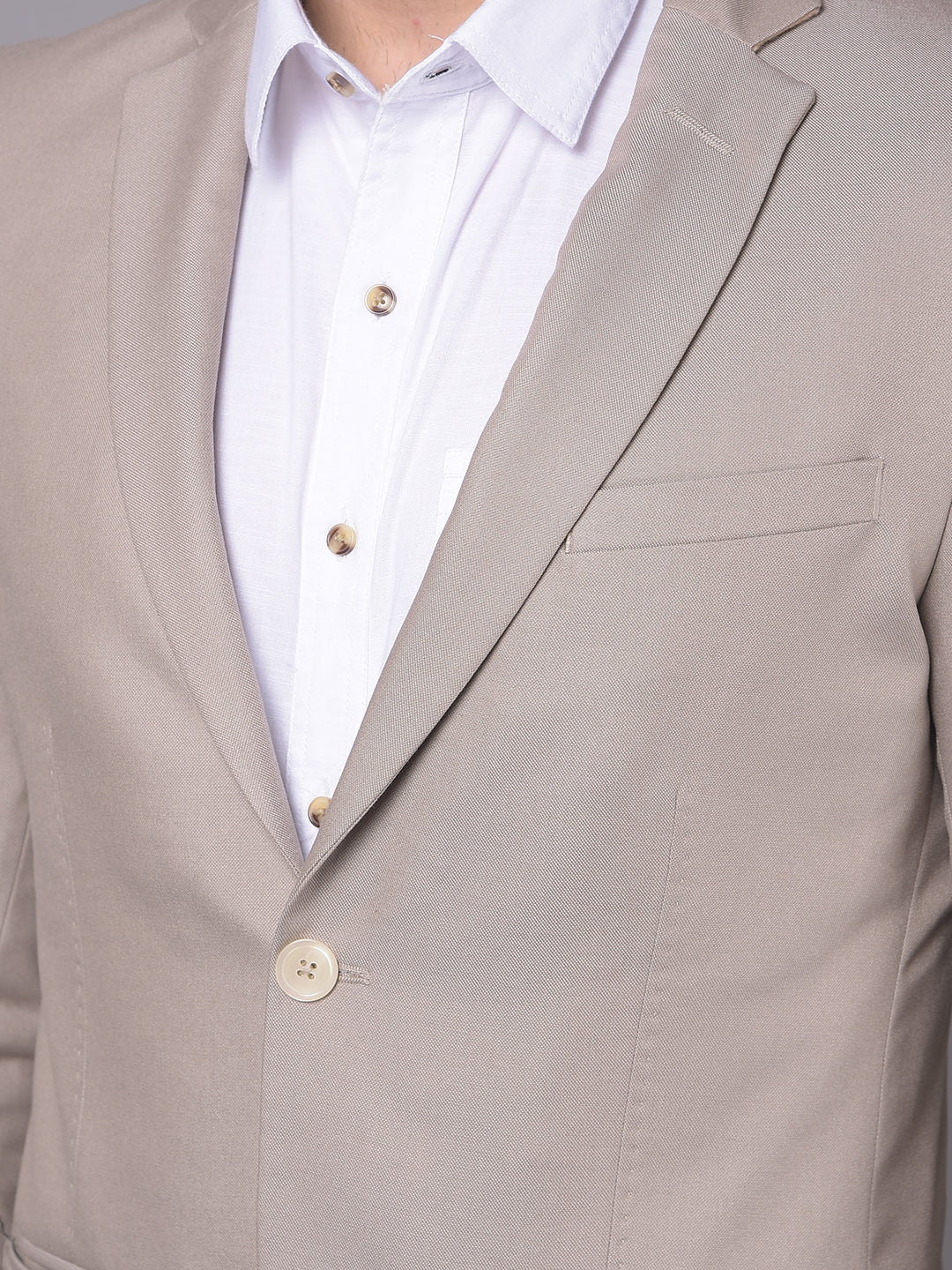 Beige Suit-Men Suits-Crimsoune Club