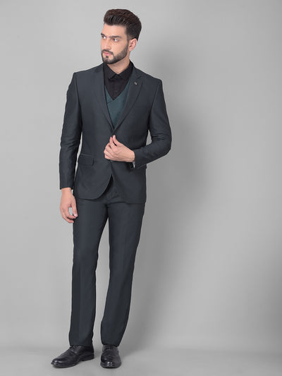 Navy Blue Two-Piece Suit-Men Suits-Crimsoune Club