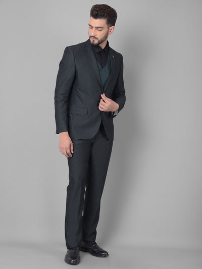 Navy Blue Two-Piece Suit-Men Suits-Crimsoune Club