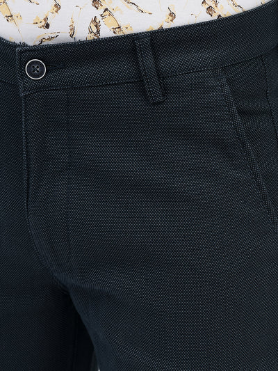 Navy Blue Trousers-Men Trousers-Crimsoune Club