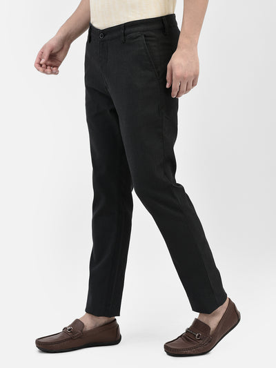 Black Trousers-Men Trousers-Crimsoune Club