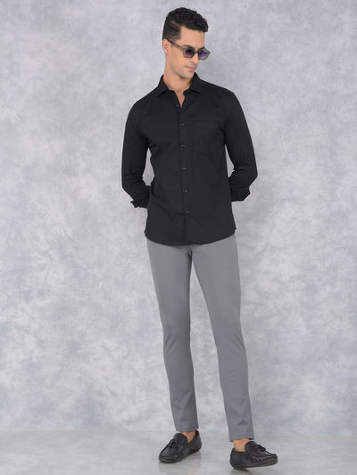 Plain Camel-Tone Trousers-Men Trousers-Crimsoune Club