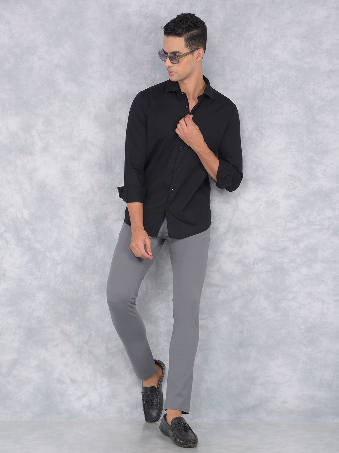 Plain Camel-Tone Trousers-Men Trousers-Crimsoune Club