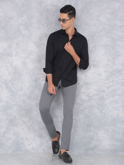 Plain Camel-Tone Trousers-Men Trousers-Crimsoune Club