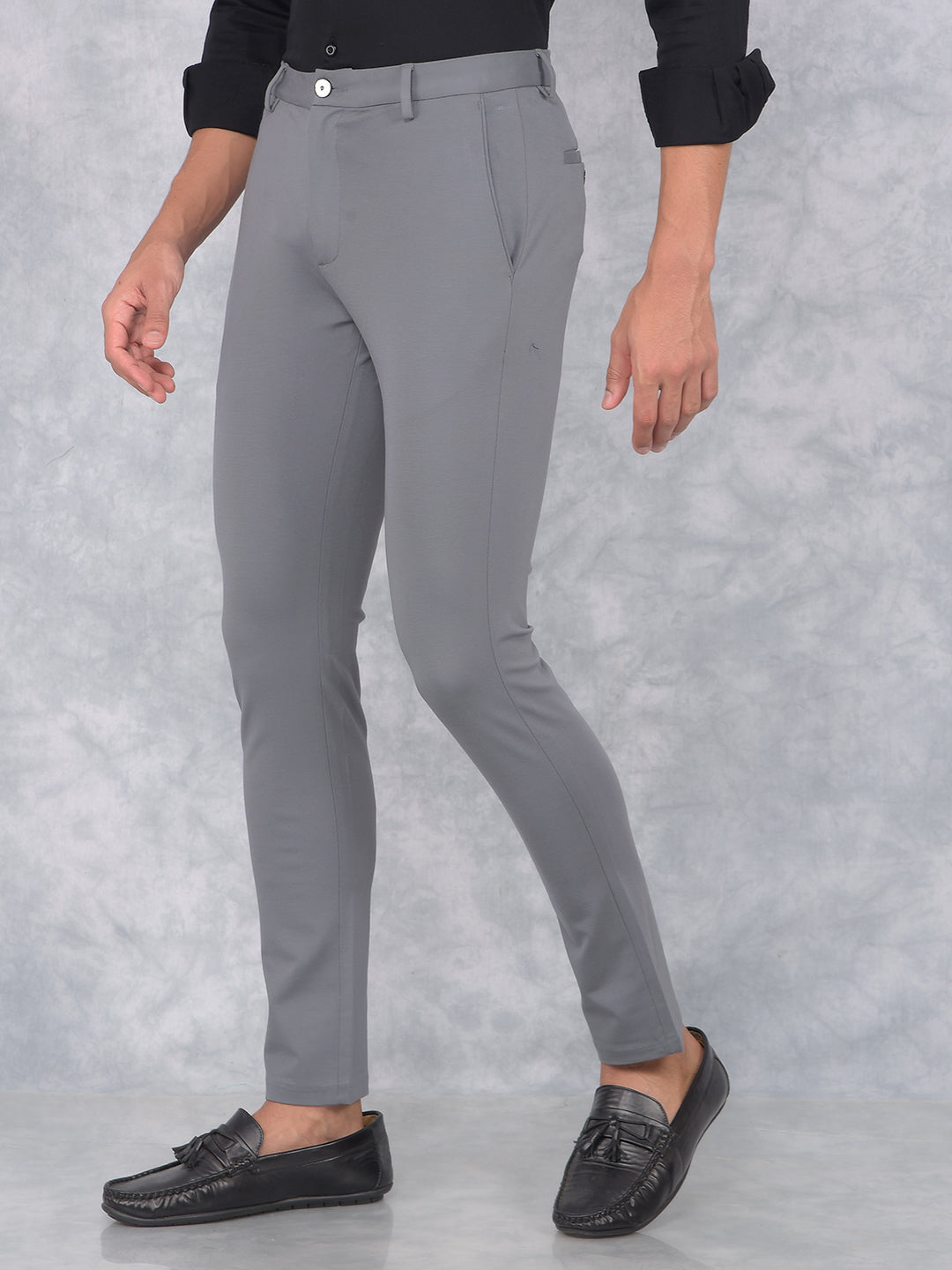 Plain Camel-Tone Trousers-Men Trousers-Crimsoune Club