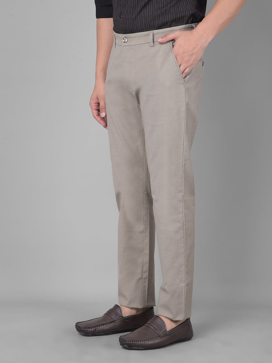 Grey Trousers-Men Trousers-Crimsoune Club