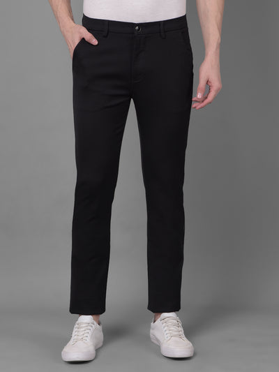 Black Trousers-Men Trousers-Crimsoune Club