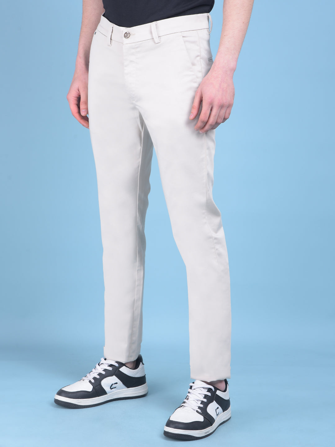 Grey Trousers-Men Trousers-Crimsoune Club