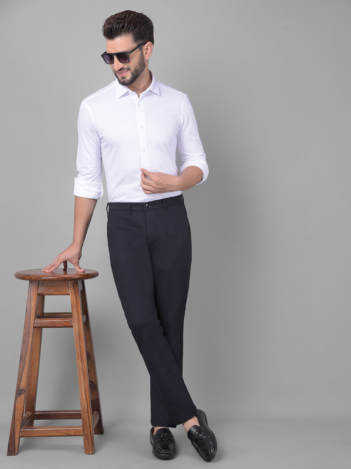 Black Trousers-Men Trousers-Crimsoune Club