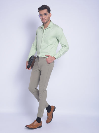 Olive Trousers-Men Trousers-Crimsoune Club