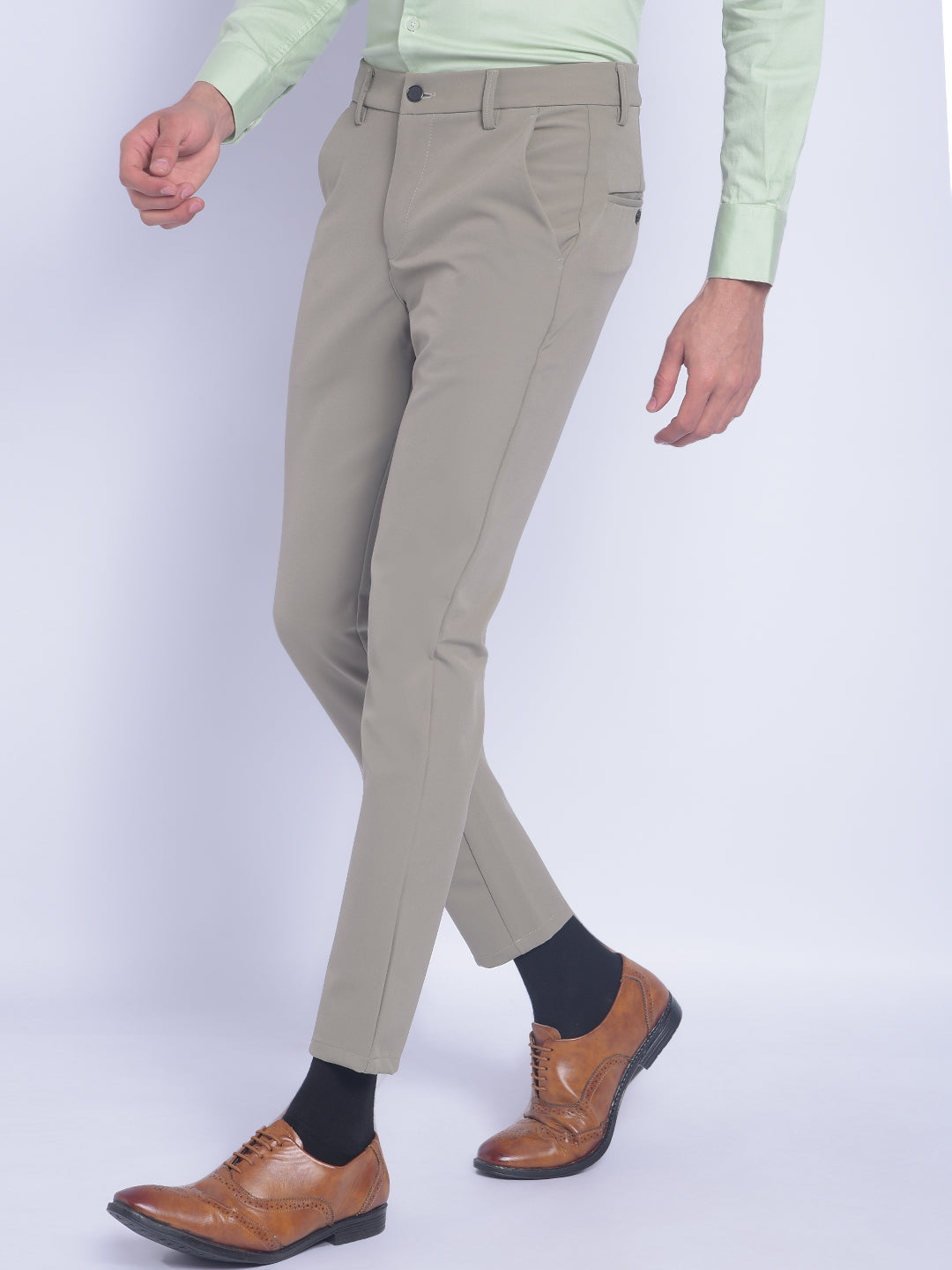 Olive Trousers-Men Trousers-Crimsoune Club