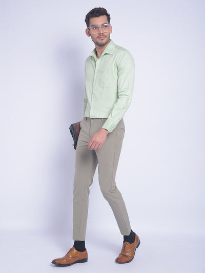 Olive Trousers-Men Trousers-Crimsoune Club