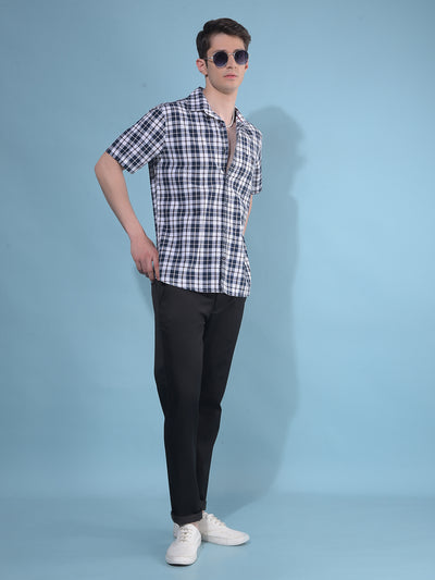 Black Cotton Trousers-Men Trousers-Crimsoune Club