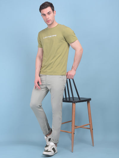 Green Stretchable Trousers-Men Trousers-Crimsoune Club