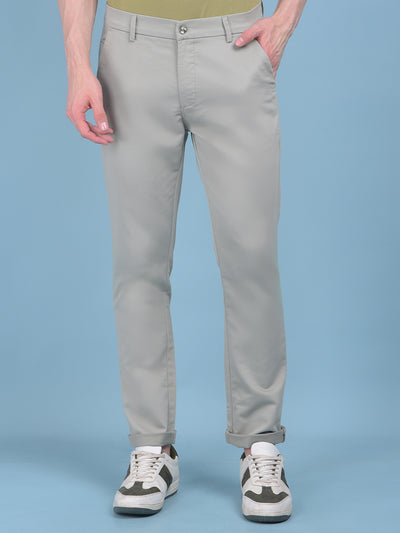 Green Stretchable Trousers-Men Trousers-Crimsoune Club