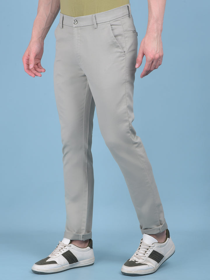 Green Stretchable Trousers-Men Trousers-Crimsoune Club
