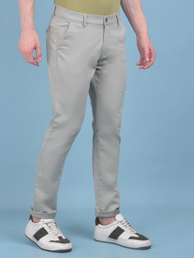 Green Stretchable Trousers-Men Trousers-Crimsoune Club