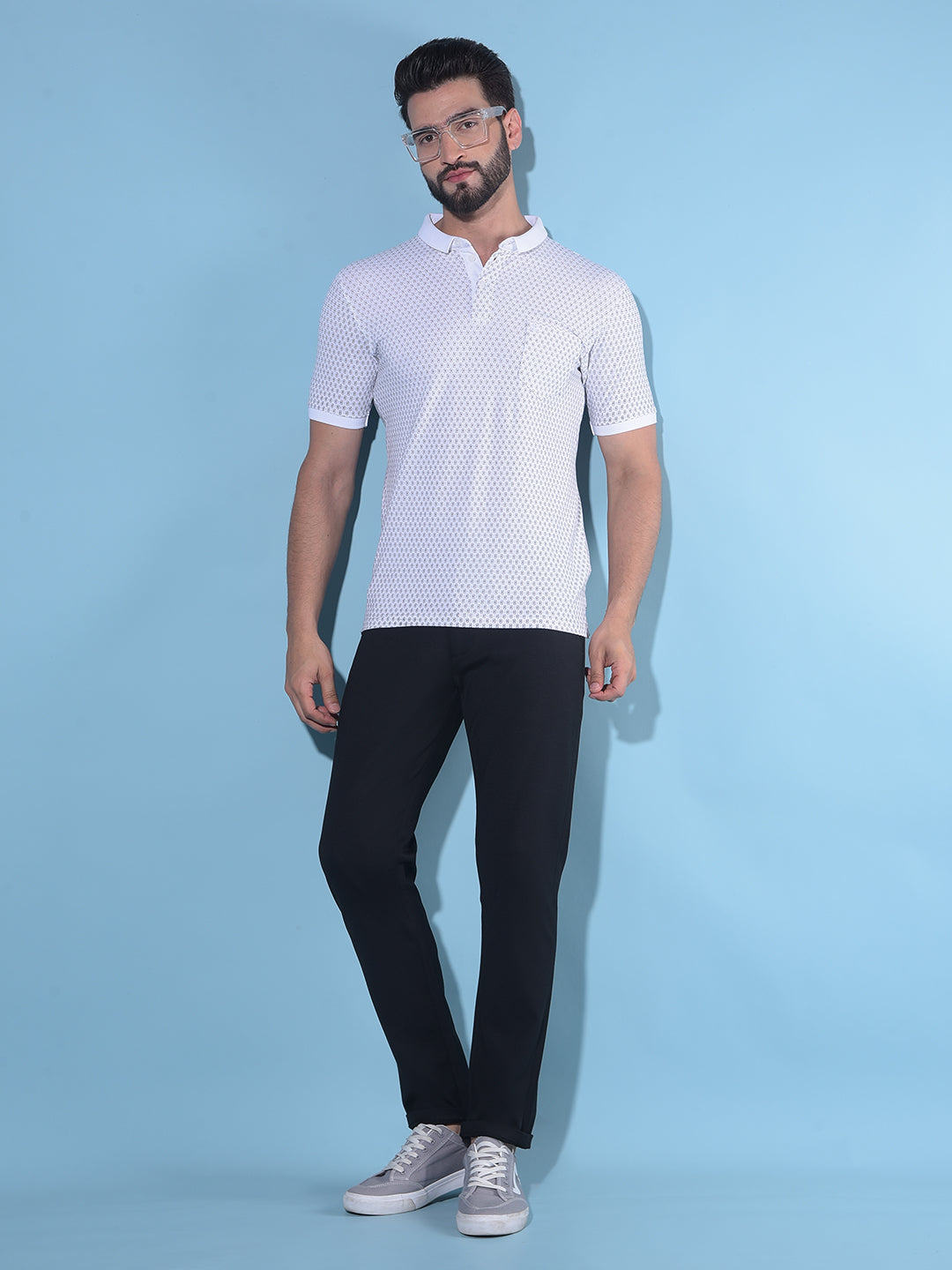 Black Chinos Trousers-Men Trousers-Crimsoune Club