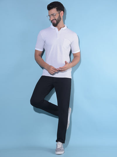 Black Chinos Trousers-Men Trousers-Crimsoune Club