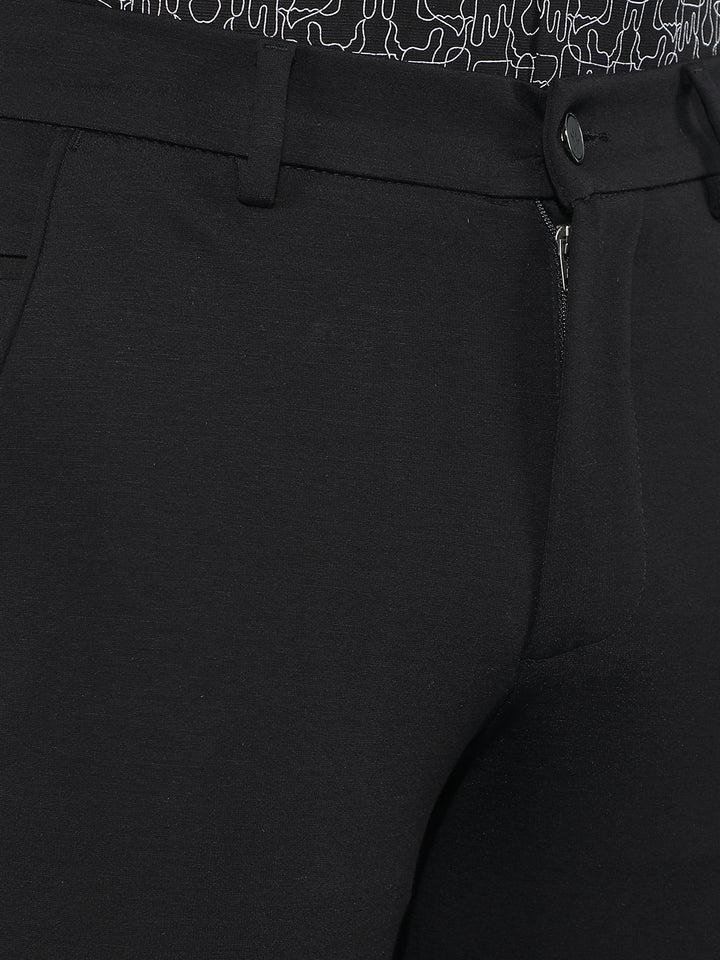 Black Trousers-Men Trousers-Crimsoune Club