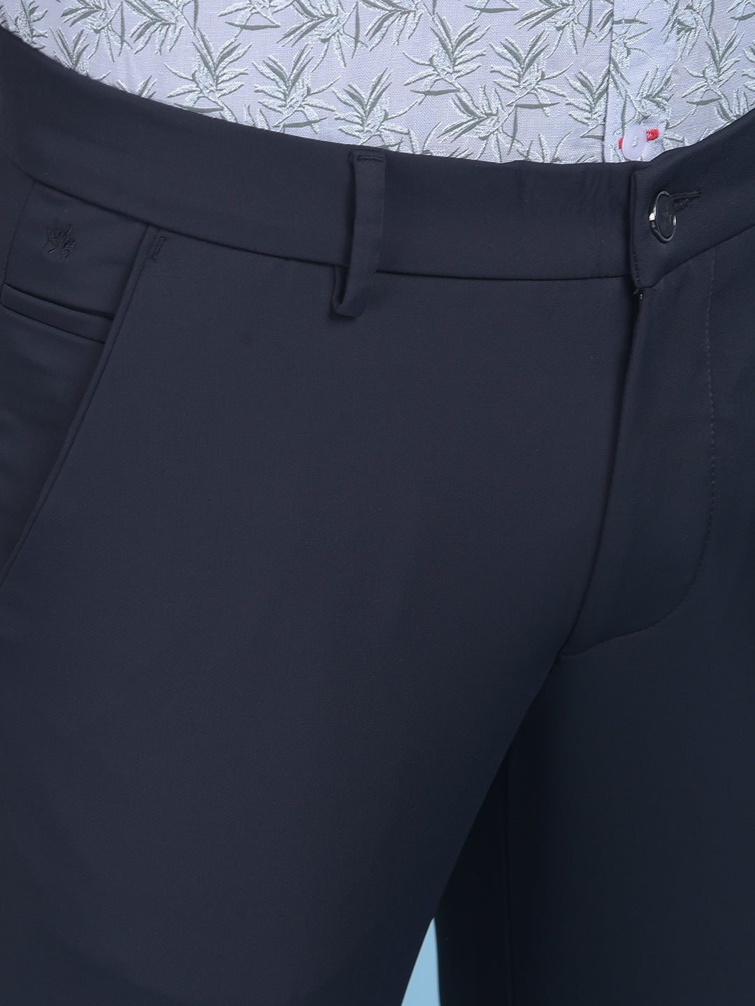 Black Stretchable Trousers-Men Trousers-Crimsoune Club