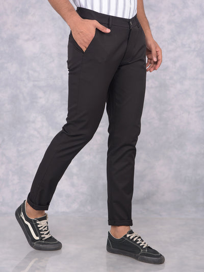 Black Trousers-Men Trousers-Crimsoune Club